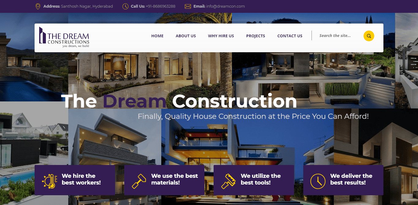 The Dream Constructions Portfolio